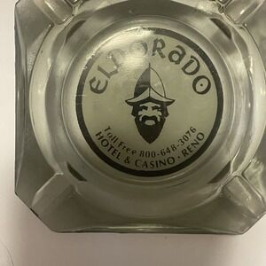 Vintage Square Smokey Gray ELDORADO Hotel & Casino RENO Ashtray